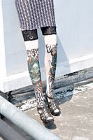 Dragon of Death Tattoo Stockings