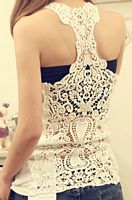 Lace Back Tank Top