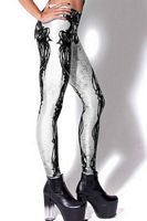 Cyborg Skeleton Print Leggings