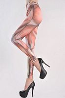 Women's Stretch Muscle Pattern Leggings
