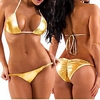Sexy Gold Pucker Butt Bikini