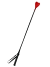 Riding Crop with Red Leather Heart