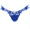 Double String Flower Lace Thong