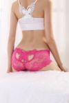 Lace Boyshorts with Butterfly Back