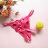 Crotchless Thong with Twin Bows