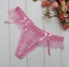 Lace G-String with Twin Ribbons
