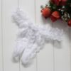 Ruffled Lace Crotchless G-String