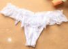 Crotchless Lace Panties with Bows