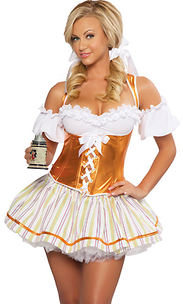 Oktoberfest Beer Girl Costume